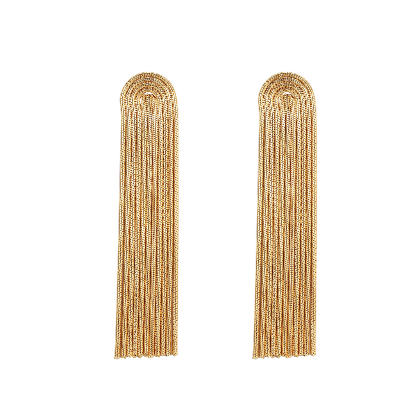 Caroline – Elegante Ohrringe mit Fransen und langem Quasten-Design