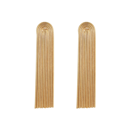 Caroline – Elegante Ohrringe mit Fransen und langem Quasten-Design