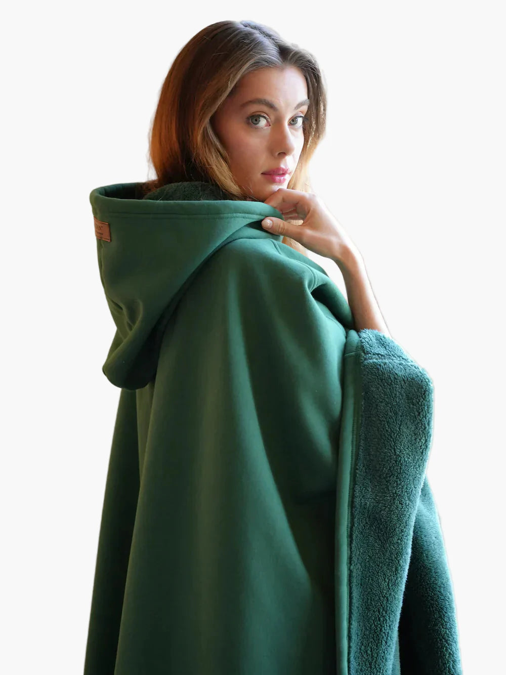 Damska oversize bluza w kratę w stylu cocooning – przytulny komfort w domu i na relaks