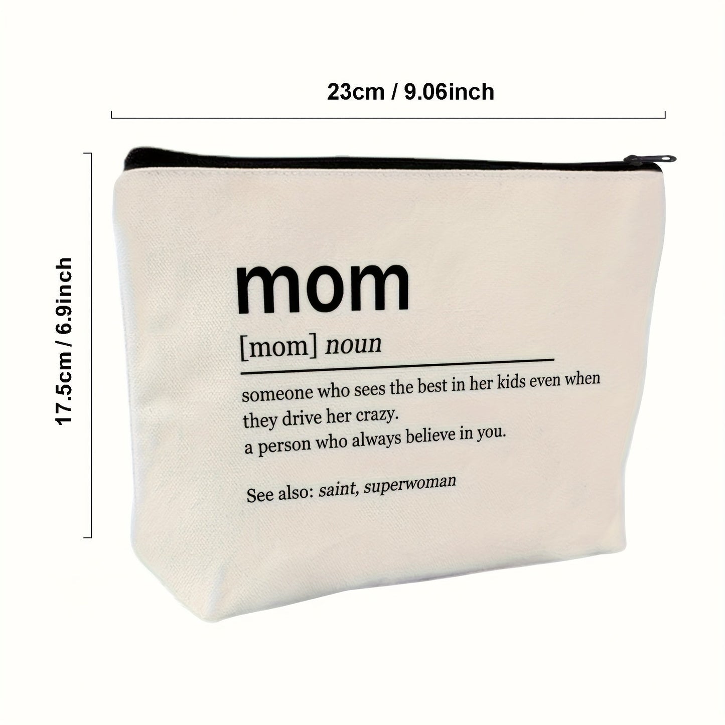 Trousse da trucco donna con citazione mamma stile dizionario regalo originale festa della mamma