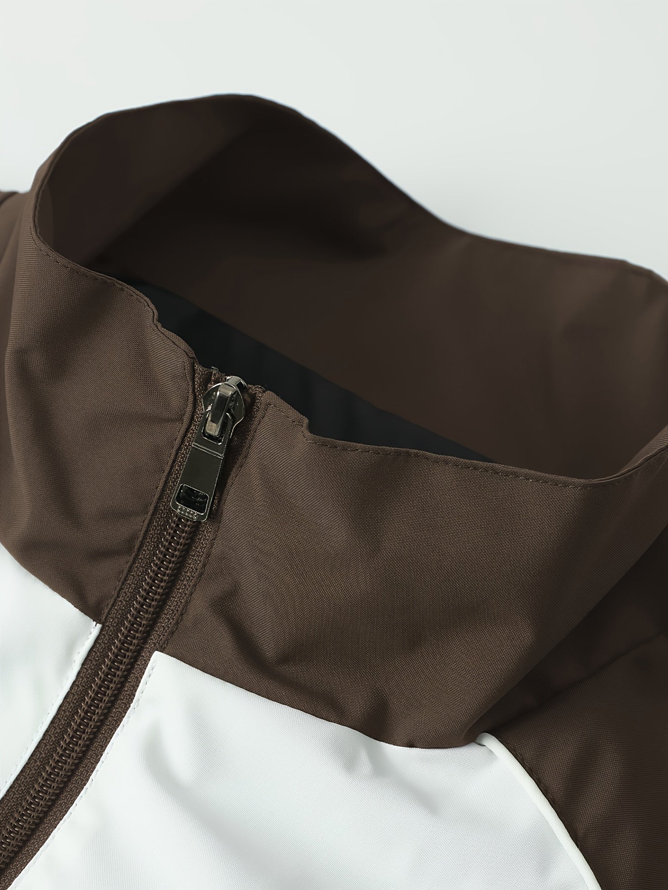 Ensemble de Survêtement Homme Style Racing Col Montant Fermeture Éclair