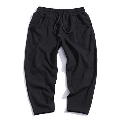 Pantalon décontracté style Harlan pour homme, coupe ample tendance, idéal pour loisirs et streetwear