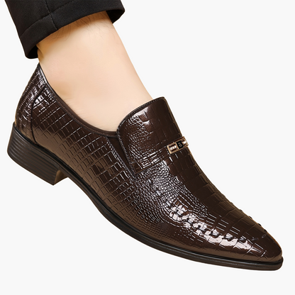 Elegante Mokassins für Herren im Krokodil-Look – urbane Eleganz und täglicher Komfort