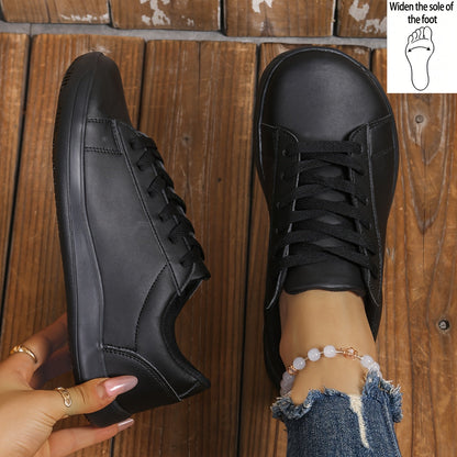 Baskets décontractées pour femme style urbain à lacets – Chaussures polyvalentes confortables pour tous les jours