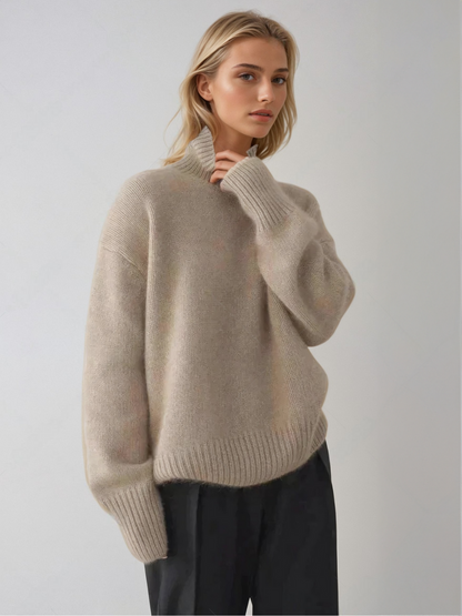 Loose turtleneck sweater Korean style for women – Chic and casual autumn/winter fashion