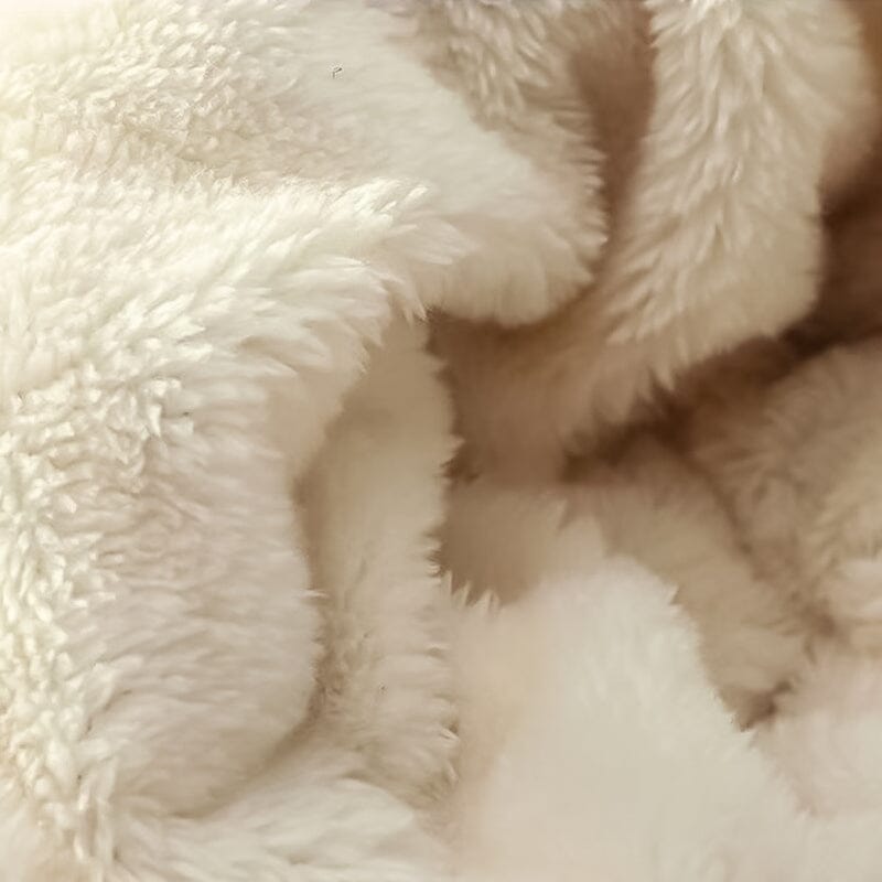 Gestricktes Mützen- und Schal-Set für Damen mit warmem Futter - in mehreren Farben erhältlich
