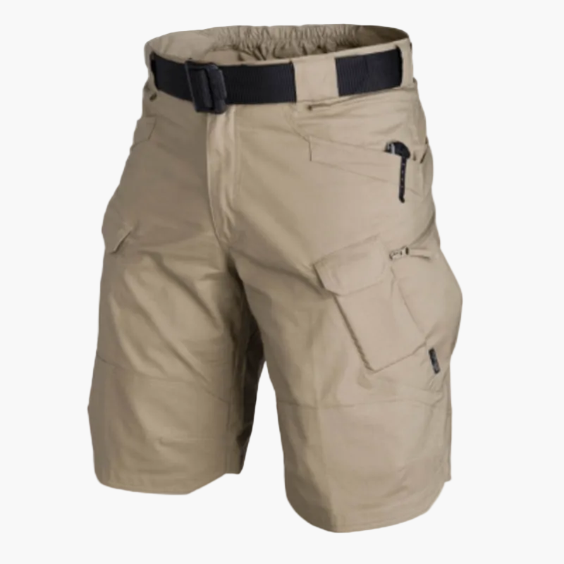 Shorts Tactiques Imperméables Homme Style Militaire Multi-Poches pour Randonnée et Activités Extérieures