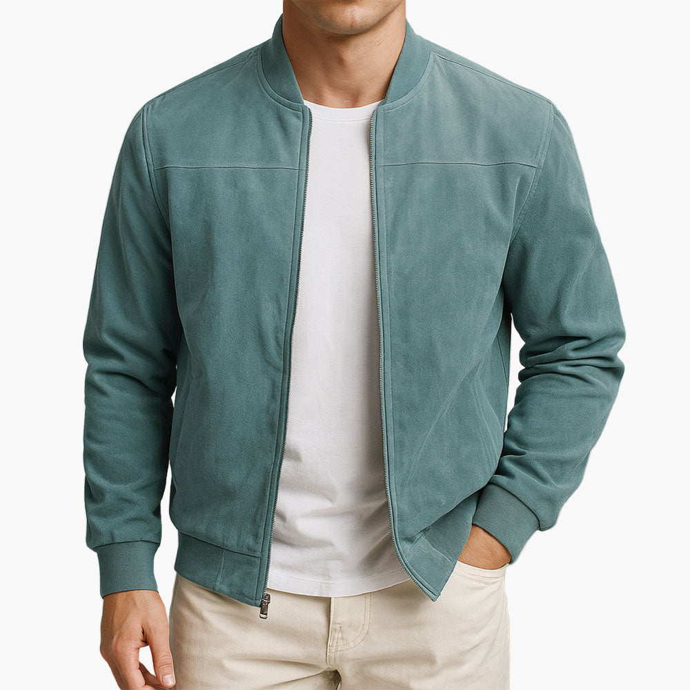 Chaqueta Bomber Hombre Estilo Moderno Elegante – Ideal para Atuendos Informales o Formales