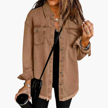Legere Jeansjacke im urbanen Stil für Damen – Trendiger und vielseitiger Look