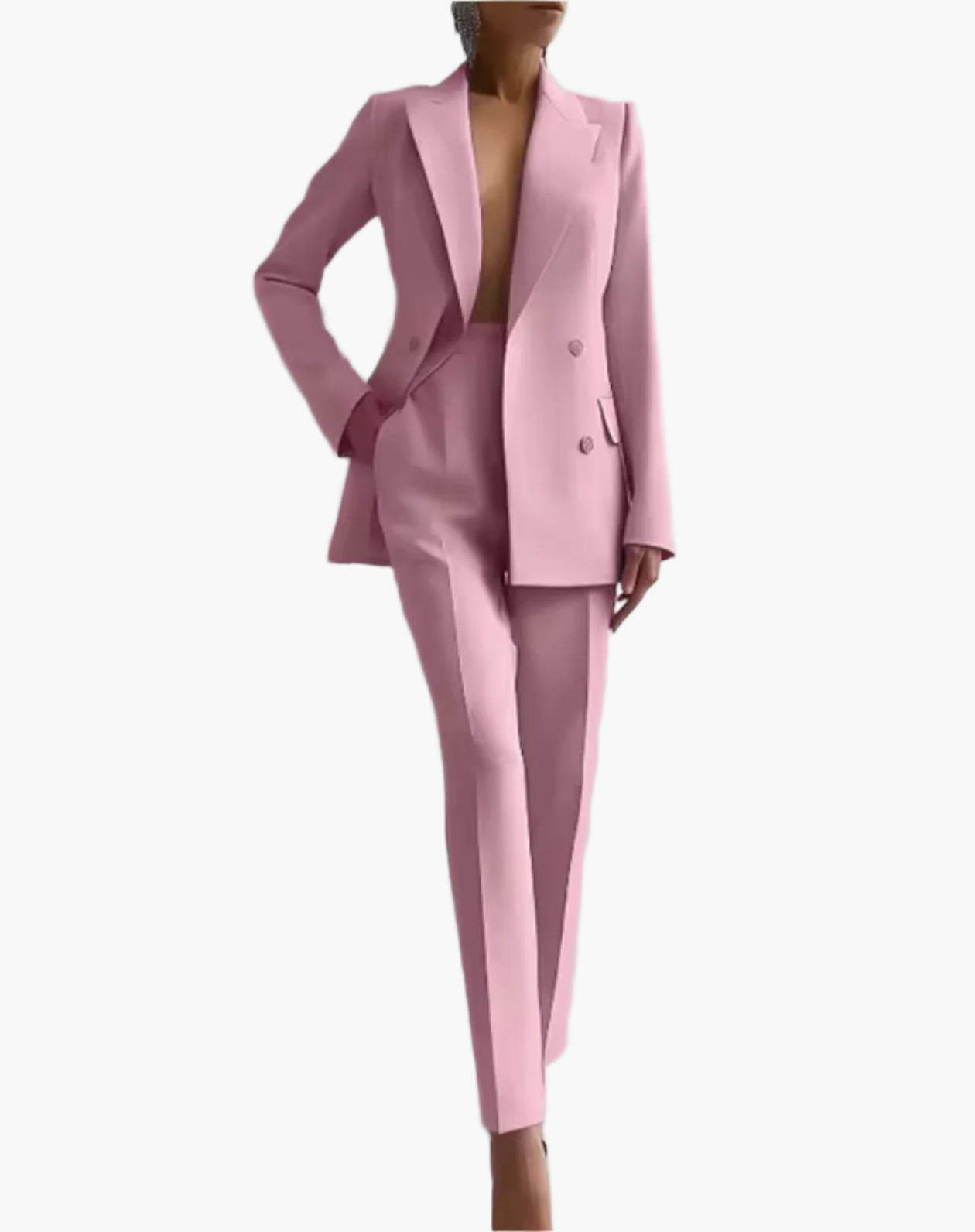 Traje de Pantalón Mujer Chic Profesional Estilo Moderno Negocios