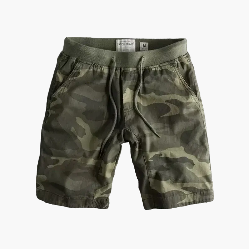 Pantalones cortos deportivos para hombre camuflaje estilo urbano versátil