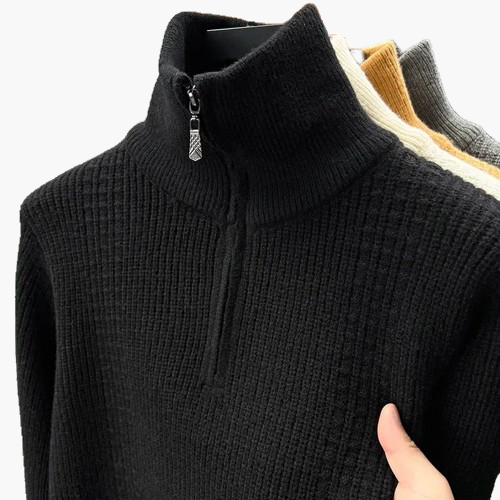 Felpa con zip e collo alto stile casual da donna, ideale per autunno e inverno