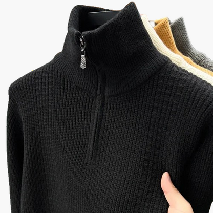 Felpa con zip e collo alto stile casual da donna, ideale per autunno e inverno