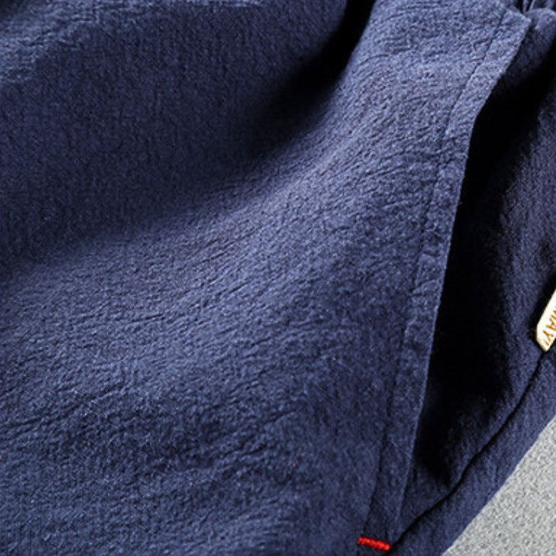Herrenhose im japanischen urbanen Stil – Gerade, vielseitige Passform