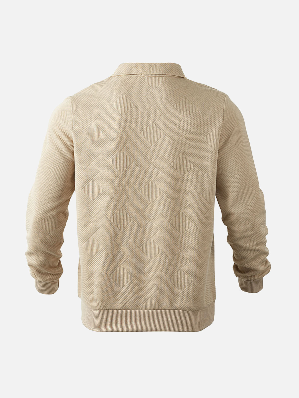Pull demi-zip homme style décontracté chic pour bureau et loisirs