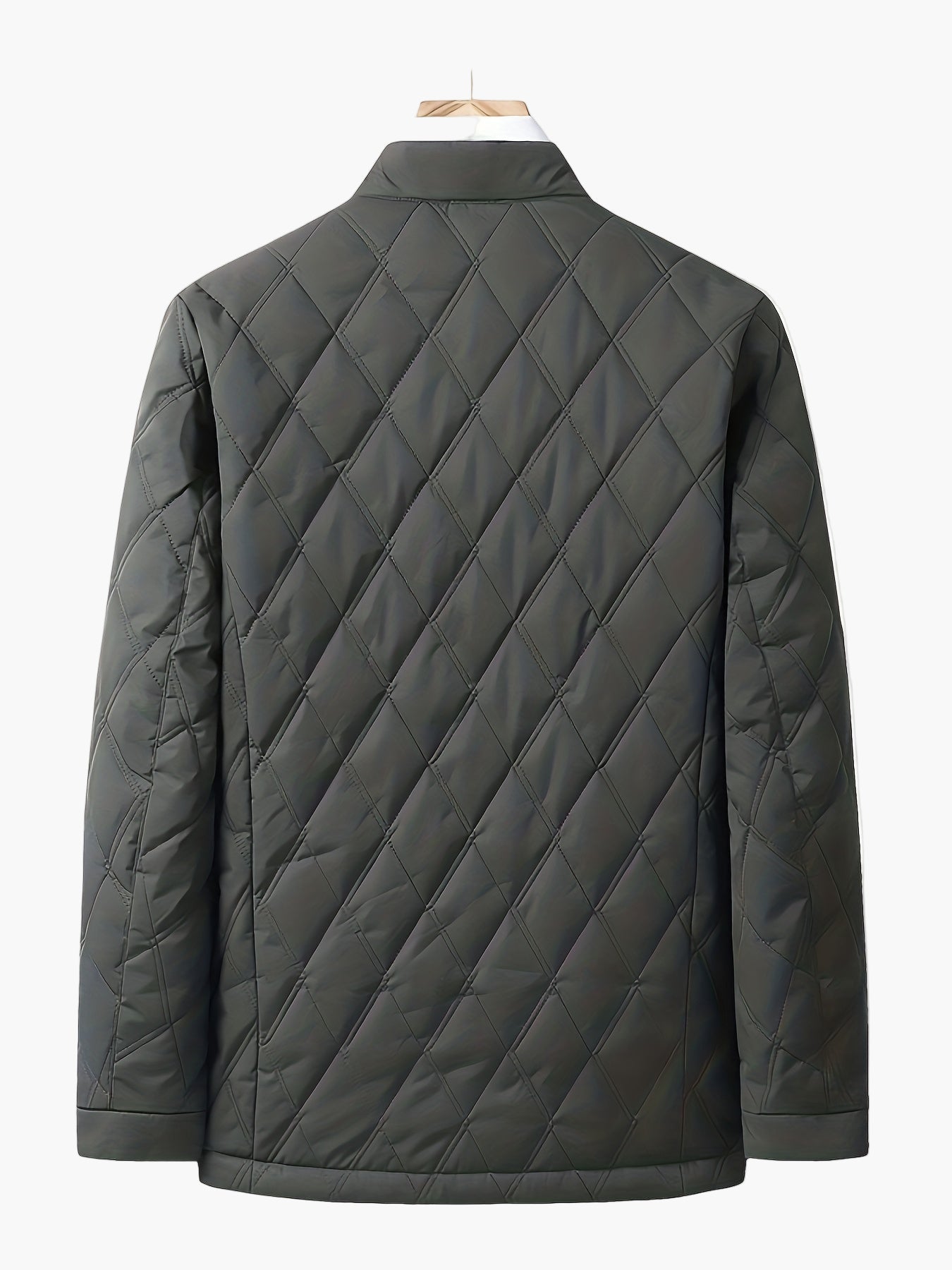 Herre quiltet jakke i urban stil med avslappet eleganse