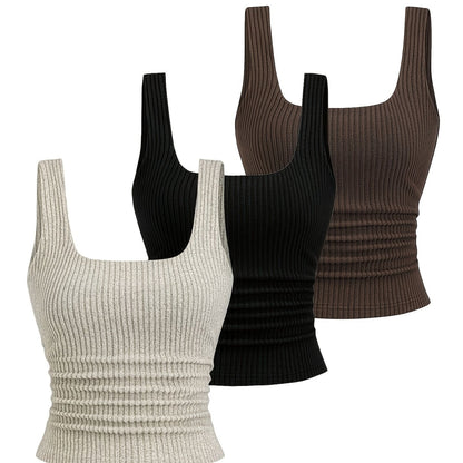 Débardeur Femme Sans Manches Style Moderne Casual Chic