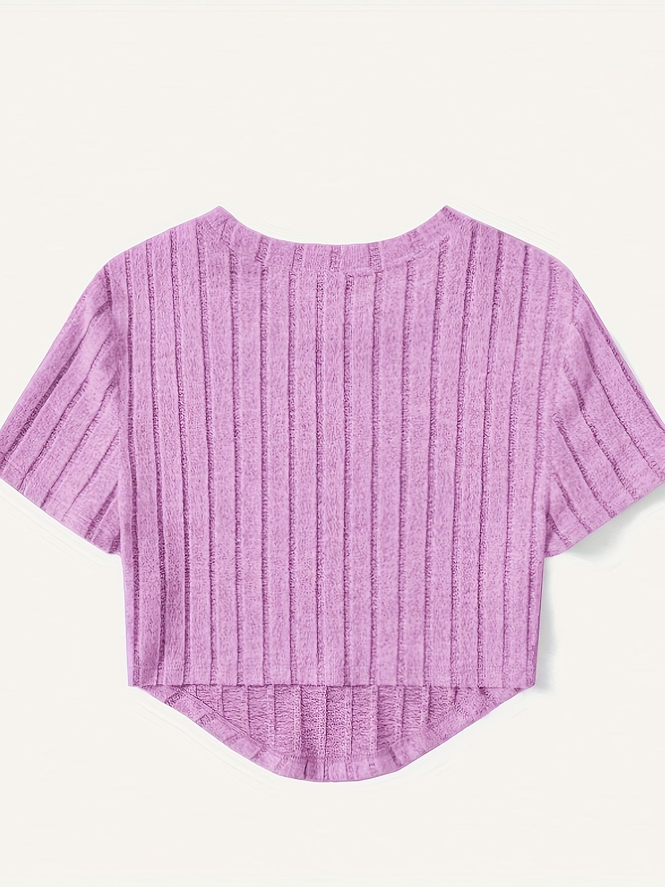 T-shirt Femme Style Décontracté à Manches Courtes Col Rond – Idéal pour l'Été et les Loisirs