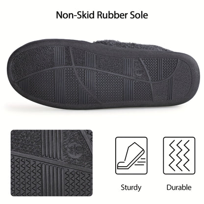 Pantofole alte confortevoli con velcro da uomo – Stile classico e supporto ottimale