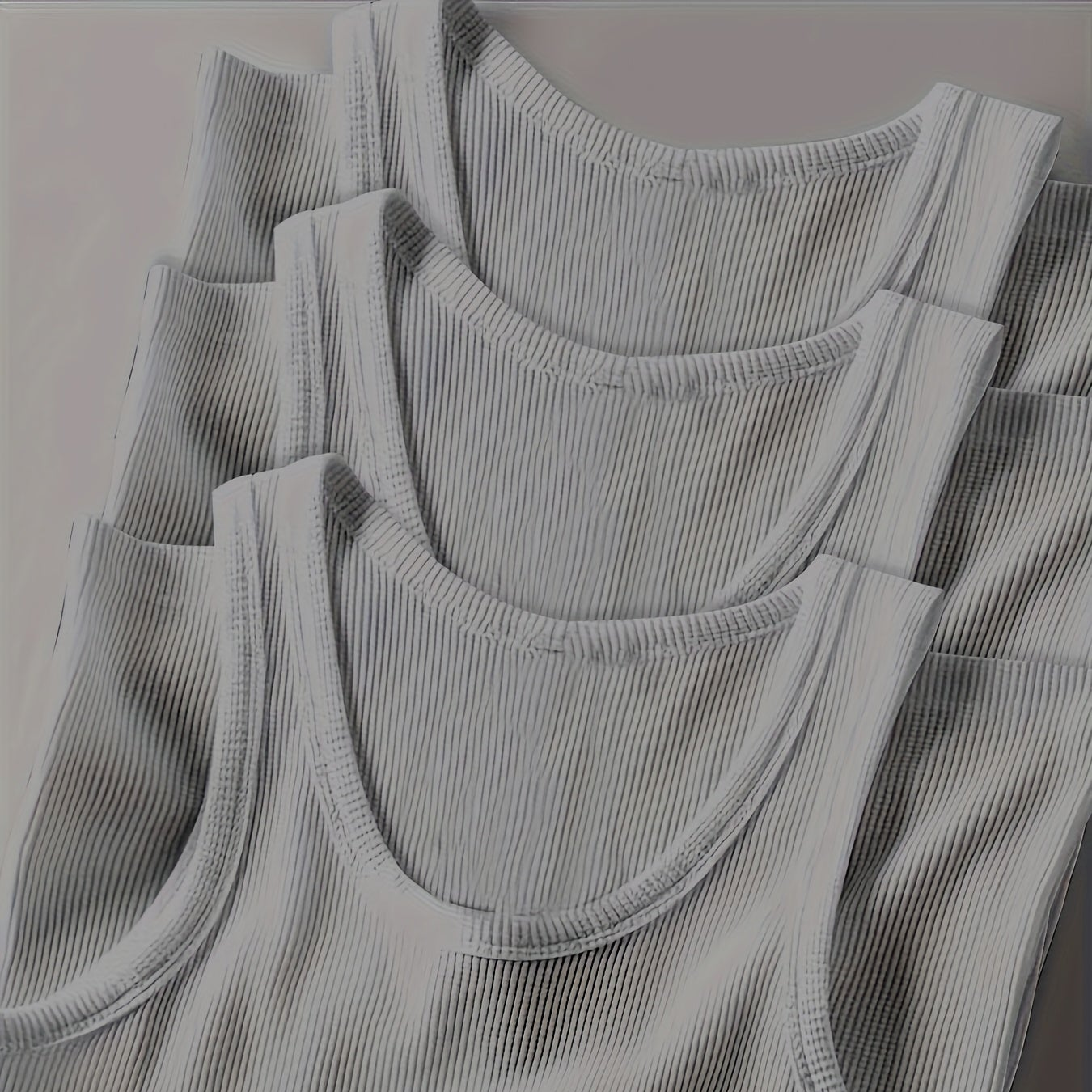 Débardeur côtelé homme style sport pour entraînement et superpositions quotidiennes