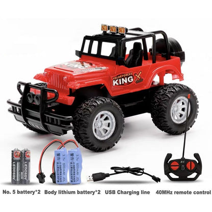 Voiture Télécommandée Tout-Terrain pour Garçons – Style 4x4 Off-Road, Jouet Radiocommandé pour Enfants 1 à 12 Ans