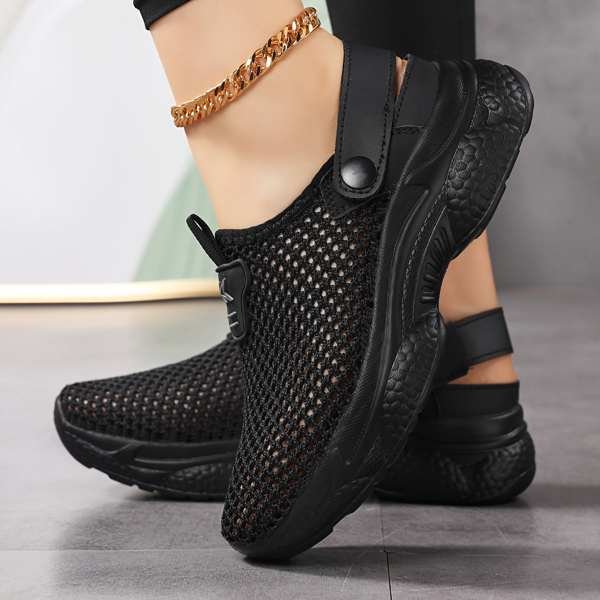 Sabots Sport Décontractés Femme Confort Slip-On pour Vie Quotidienne
