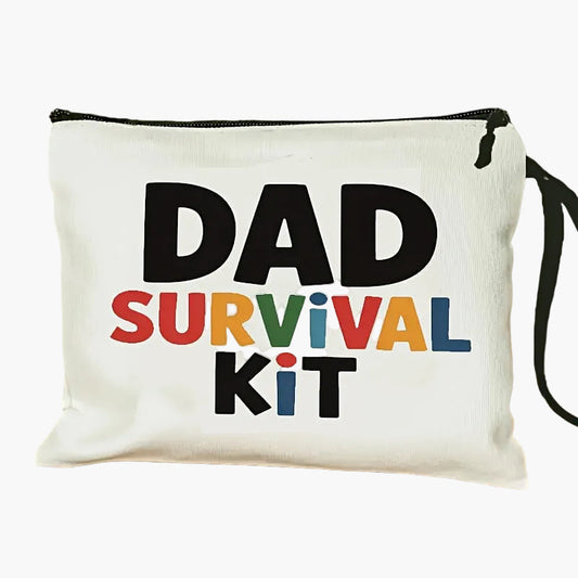 Överlevnadskit för pappa – Praktiskt och originellt presentfodral för män, daglig organisering, humoristisk stil