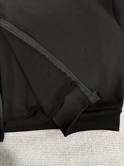 Ensemble Sportif Décontracté Femme 3 Pièces : Sweat à Capuche Court Zippé, Débardeur Halter et Pantalon Large Molletonné