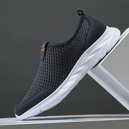 Zapatos deportivos casuales para hombre sin cordones - Estilo transpirable para caminar y entrenar