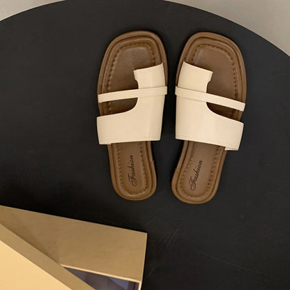 Afslappede flade sandaler til kvinder, chic stil, ideelle til sommeren
