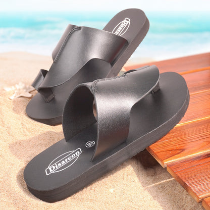Vintage herrsandaler för strand och vardagsbruk - avslappnad stil
