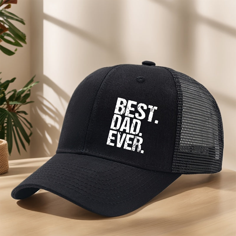 Casquette style trucker pour homme - Meilleur Papa - Accessoire décontracté fête des pères