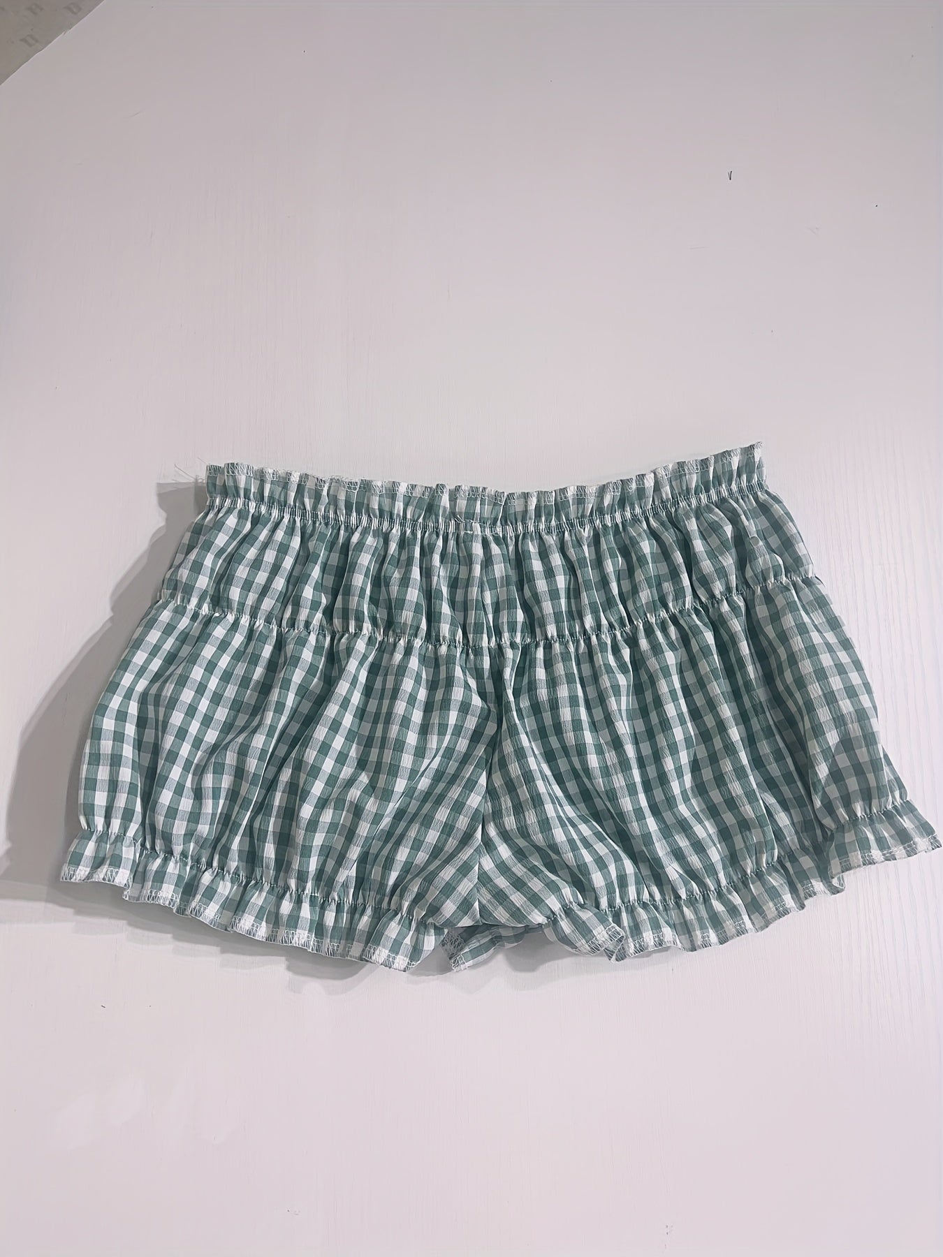 Karierte Nachshorts im Y2K-Stil für Damen – Komfort und Charme für den Sommer  