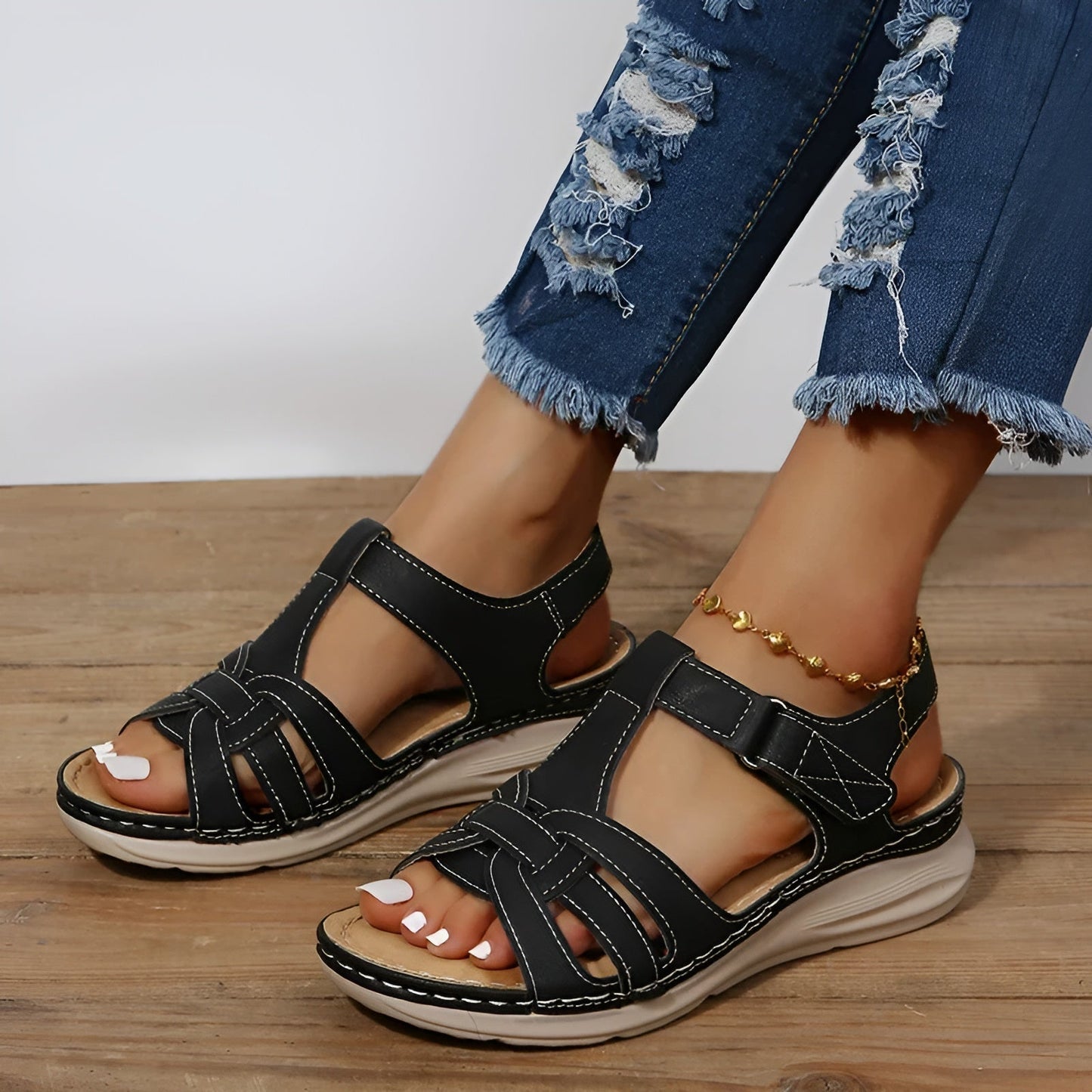 Sandales orthopédiques confort pour femme – Style moderne et soutien quotidien