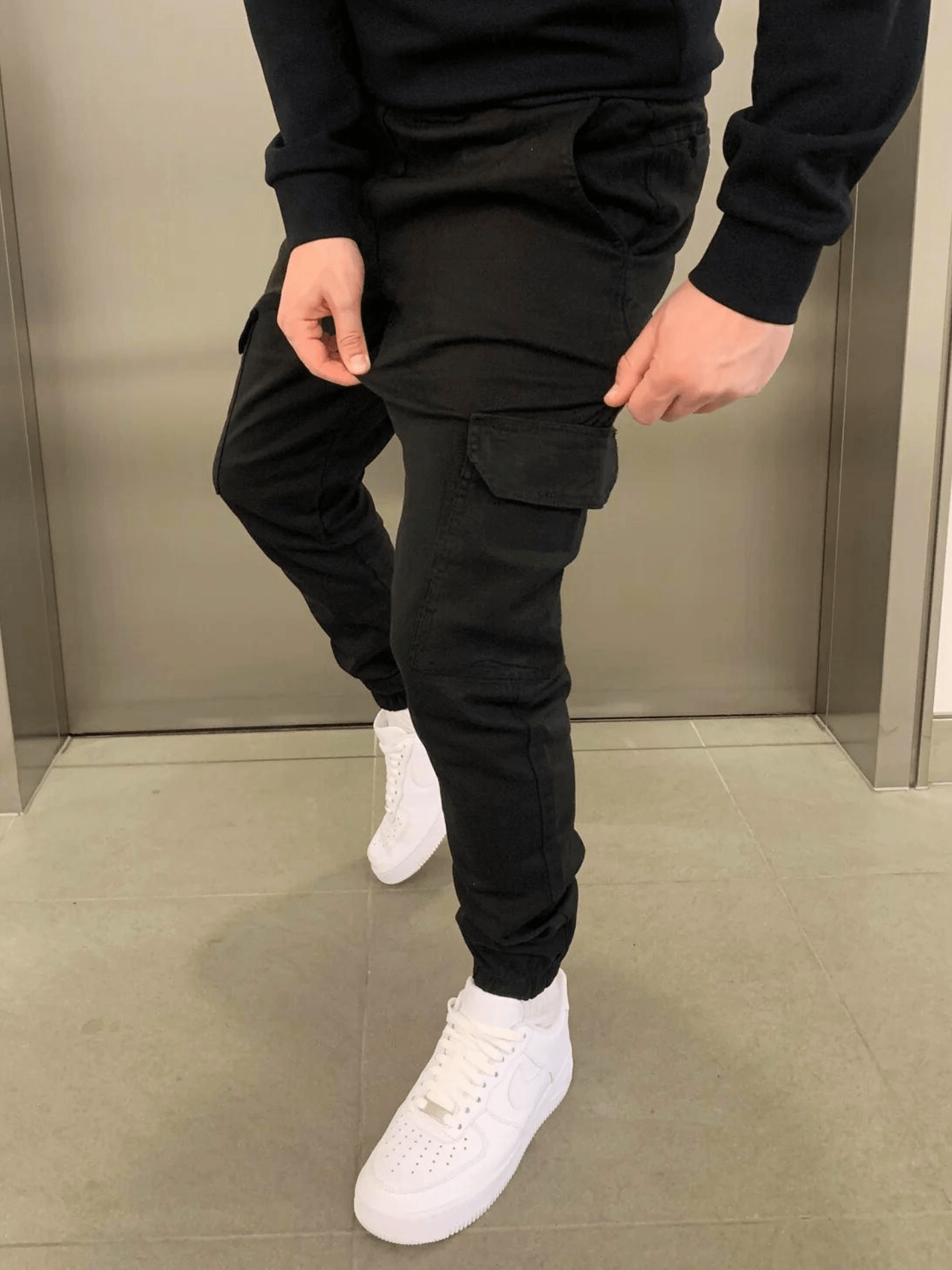 Pantalon cargo jogger pour homme style urbain et décontracté