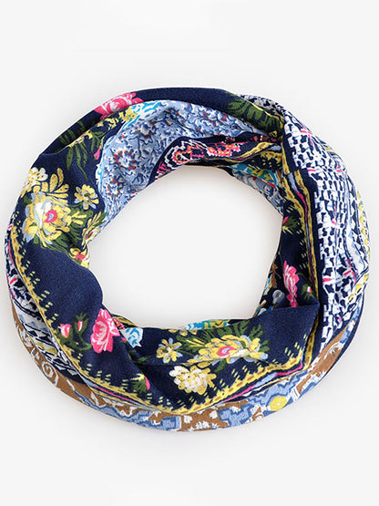 Cuffia Donna Stile Bohémien Multiuso Motivo Floreale Elegante per Primavera Estate Autunno