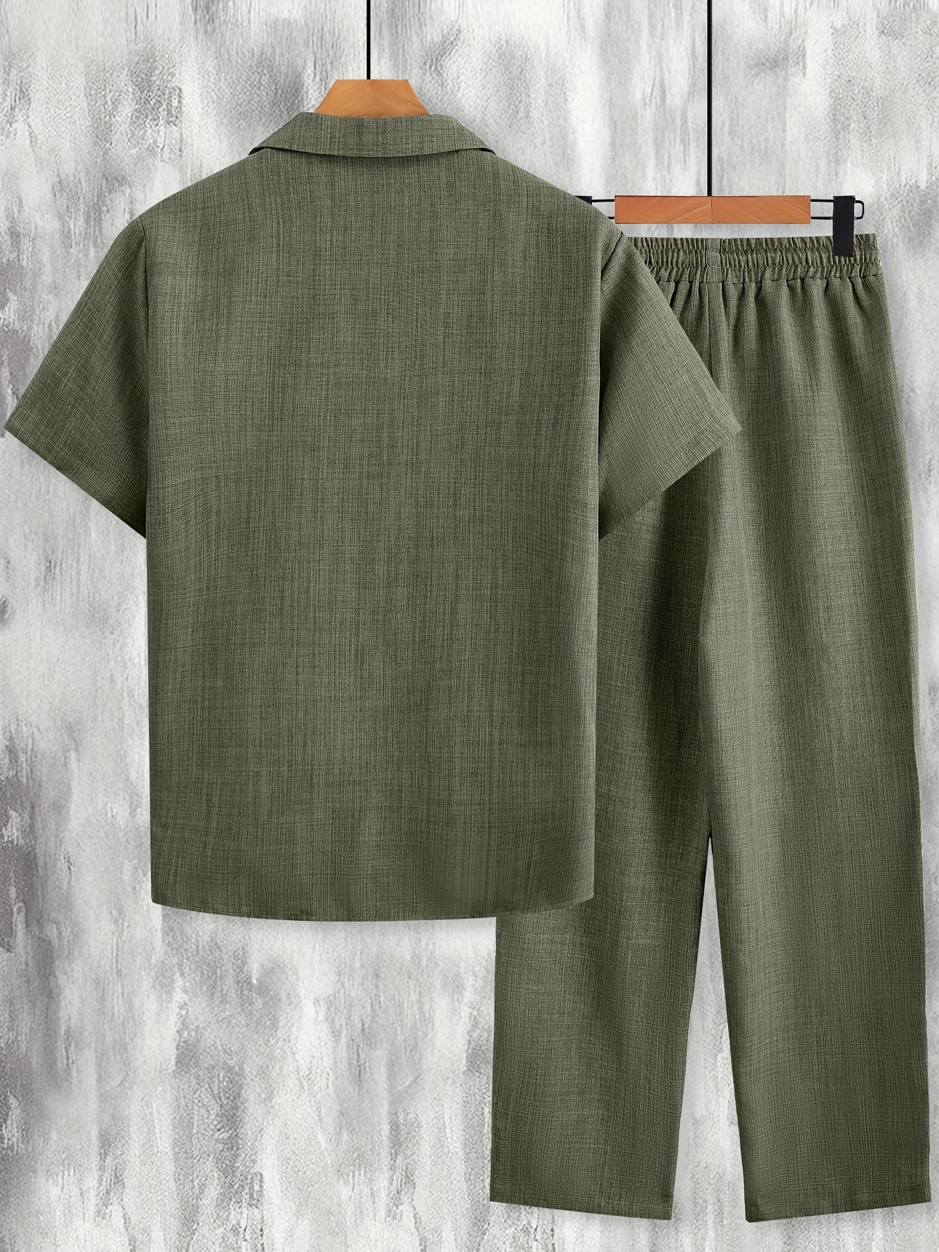 Men's Casual Short-Sleeve Set – Modern Style Perfect for Any Occasion