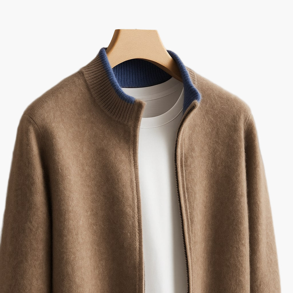 Casual style zip-up jacket for men, modern and versatile elegance