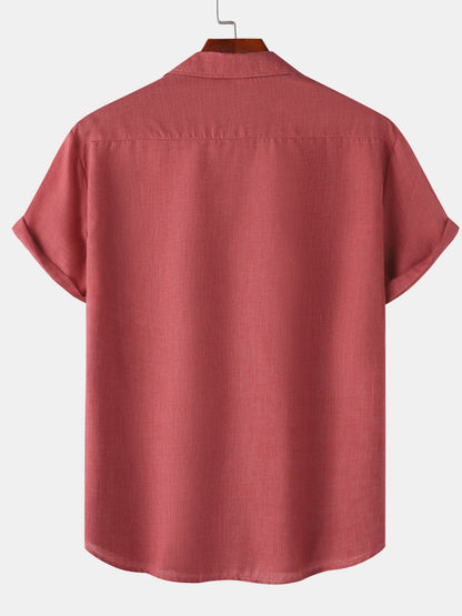 Chemise manches courtes décontractée homme style estival