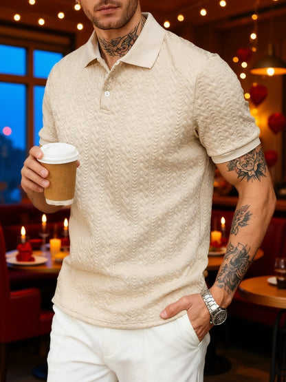 Polo décontracté homme style chic pour sorties et loisirs