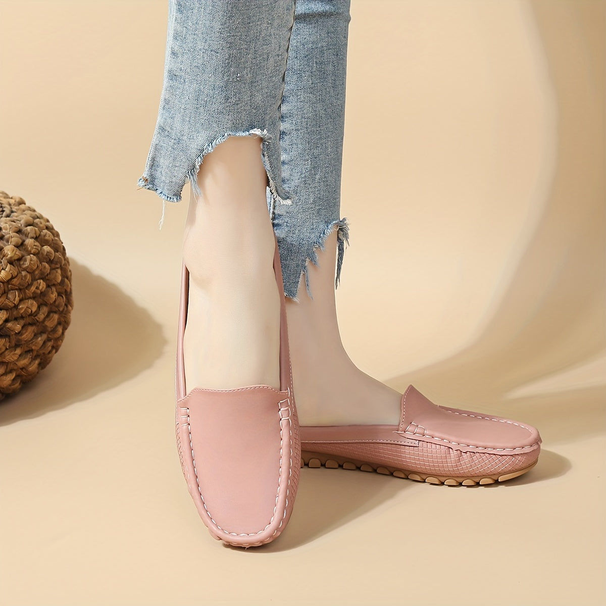 Casual mocassins dames preppy stijl voor dagelijks gebruik