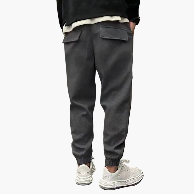 Pantalon de sport décontracté homme style jogging urbain polyvalent