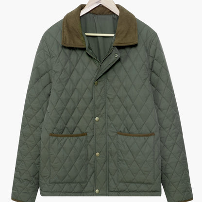 Men's casual style quilted jacket for autumn and winter
