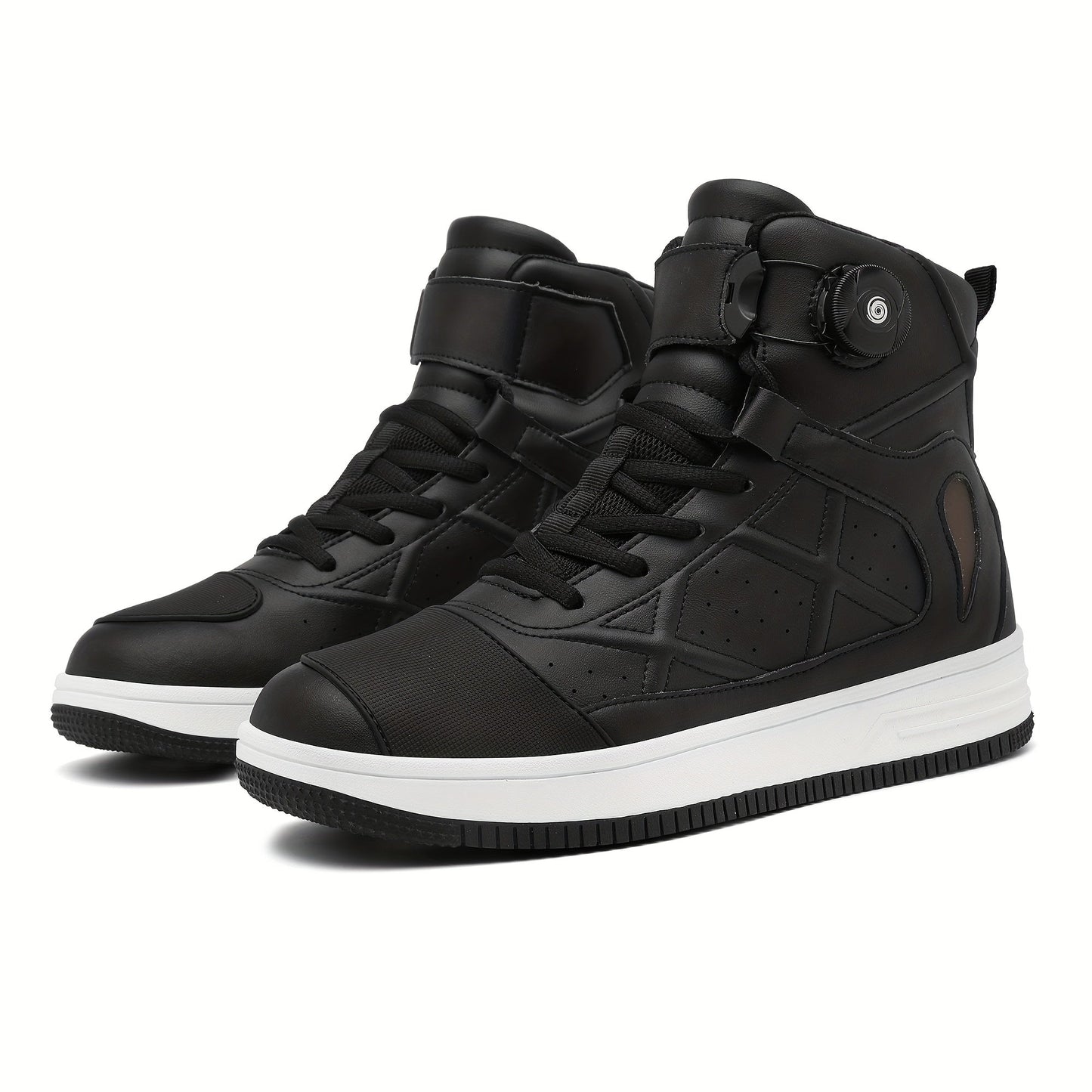 Men's High-Top Sneakers – Dial Lock System Sport Shoes