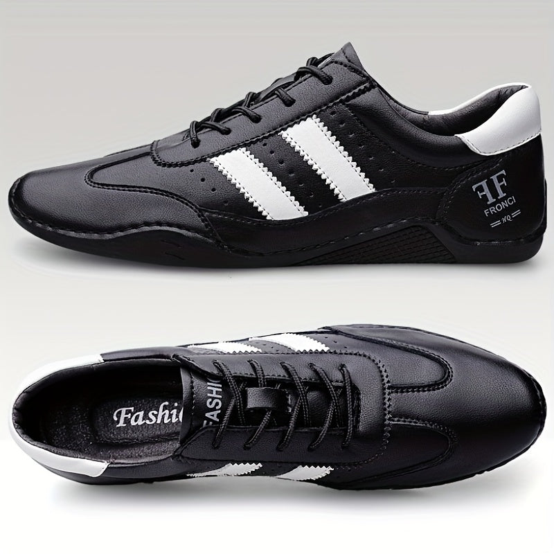 Sneakers décontractées homme style urbain à lacets pour loisirs et ville