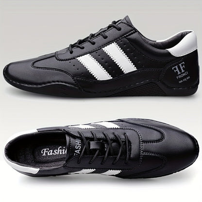 Sneakers décontractées homme style urbain à lacets pour loisirs et ville