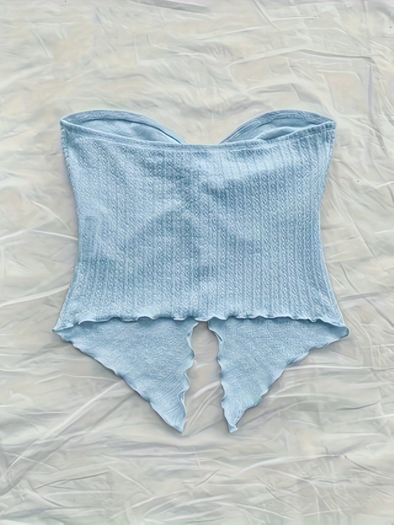 Top bustier damski w stylu eleganckiej muszki na lato, wieczór lub wakacje