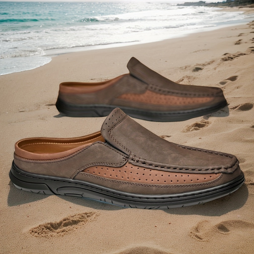 Lässige Herrenschlupfschuhe zum Hineinschlüpfen im Loafer-Stil für Freizeit und Sommer  