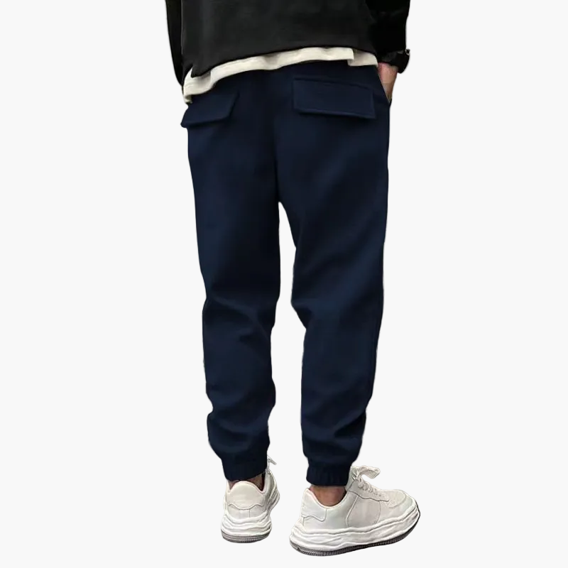 Pantalon de sport décontracté homme style jogging urbain polyvalent