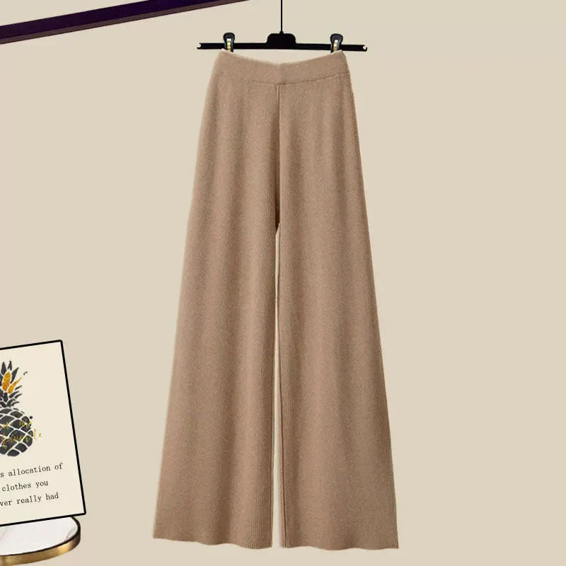 Ensemble trois pièces élégant femme – Tenue décontractée chic pour la maison et les sorties